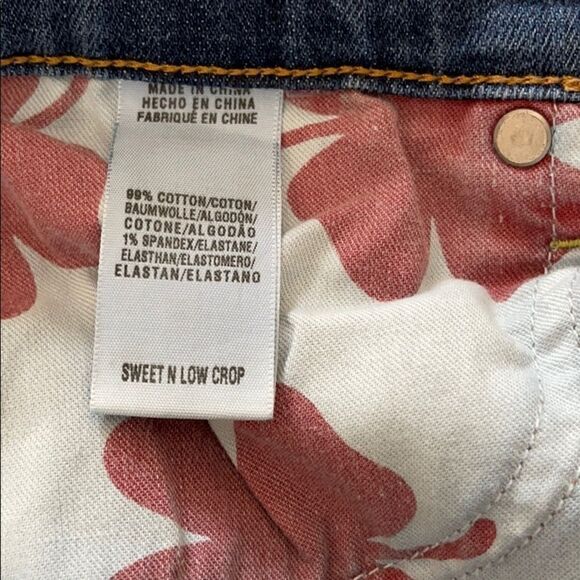 𝅺lucky Brand Sweet N Low Crop Jeans Size 6 - Picture 11 of 12
